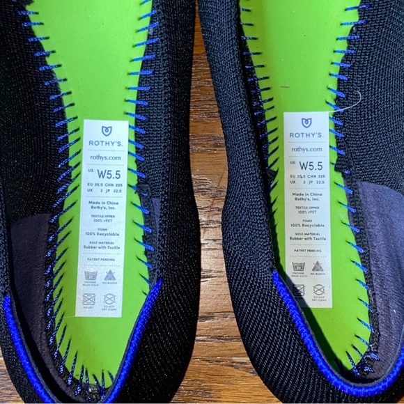 Rothy’s The Point Ballet Flats Solid Black - Picture 7 of 8